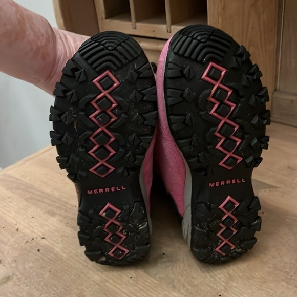 Merrell Thinsulate Snow Boots Pink Size 2 Non-marking soles Toggle Closure - Picture 6 of 10